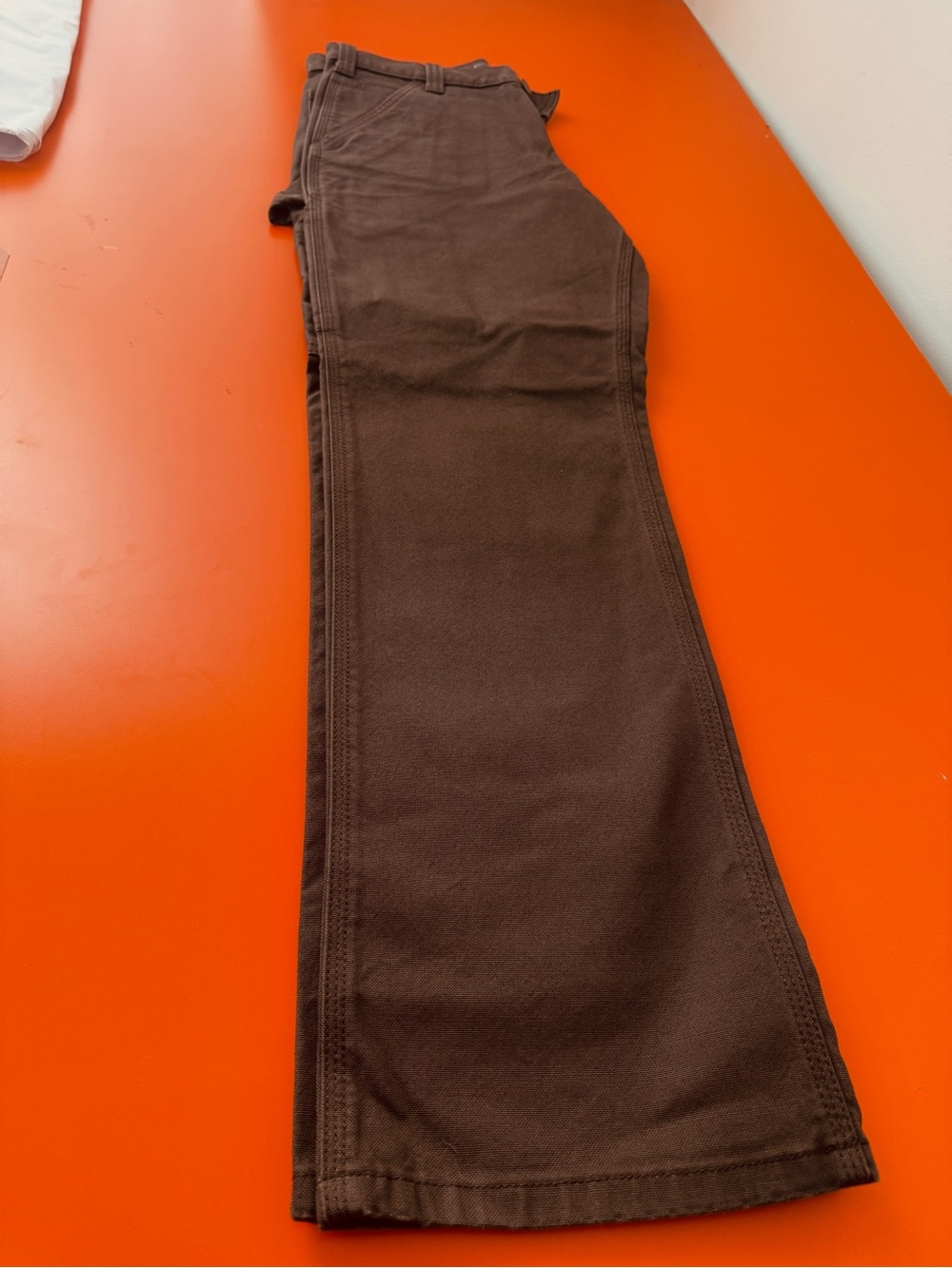 NWT-Carhartt Men’s Brown Work Pants - Durable Canvas Utility Trousers 28” x 30” - Picture 2 of 5
